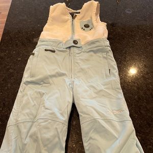 Girls Spyder snow bib